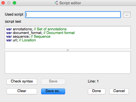 Scripts in Workflow