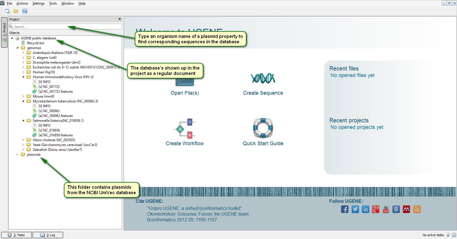 UGENE Public Database