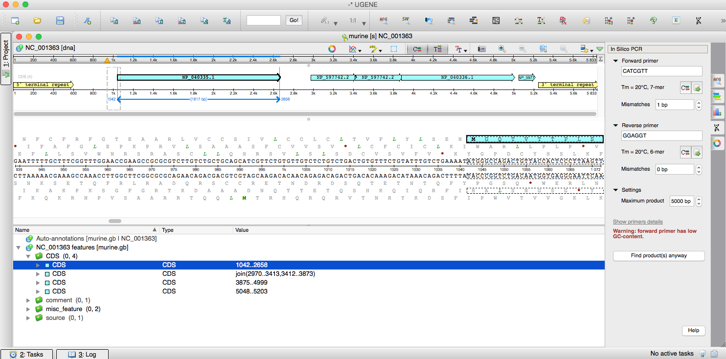 pcr in silico