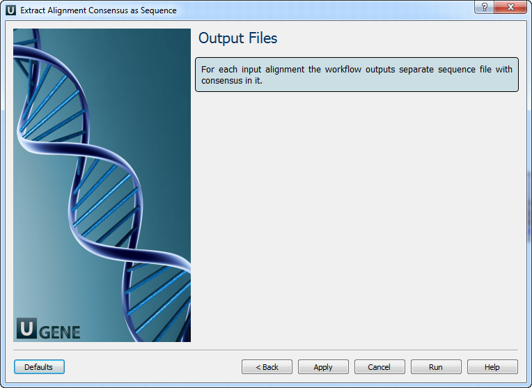 Output page